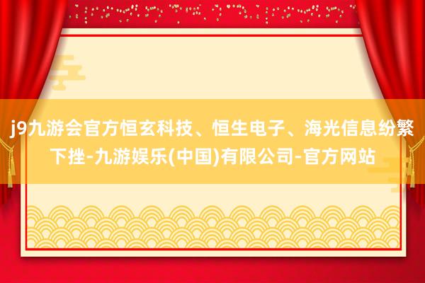 j9九游会官方恒玄科技、恒生电子、海光信息纷繁下挫-九游娱乐(中国)有限公司-官方网站
