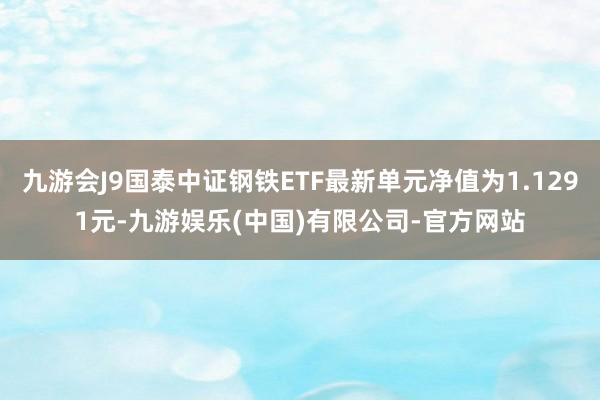 九游会J9国泰中证钢铁ETF最新单元净值为1.1291元-九游娱乐(中国)有限公司-官方网站
