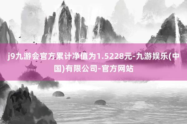 j9九游会官方累计净值为1.5228元-九游娱乐(中国)有限公司-官方网站