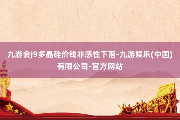 九游会J9多晶硅价钱非感性下落-九游娱乐(中国)有限公司-官方网站