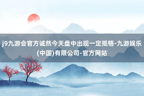 j9九游会官方诚然今天盘中出现一定抵牾-九游娱乐(中国)有限公司-官方网站